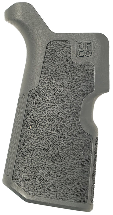 Die Free Co Llc KFGGRY Kung Fu Grip  Gray Nylon Fits AR15/M4/AR10/SR25