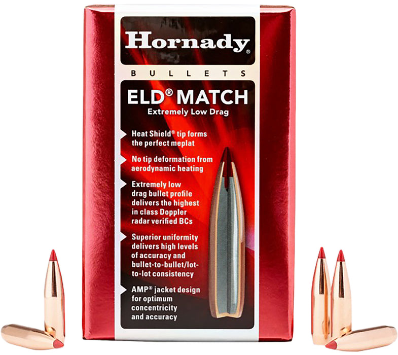 Hornady 245301   6mm .243 109gr Extremely Low Drag-Match 500 Per Box/6 Case