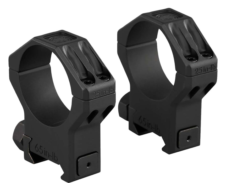 Sig Sauer Electro-Optics SOA64004 Alpha 6 Scope Ring Set Black Stainless Steel 34mm Tube Extra High