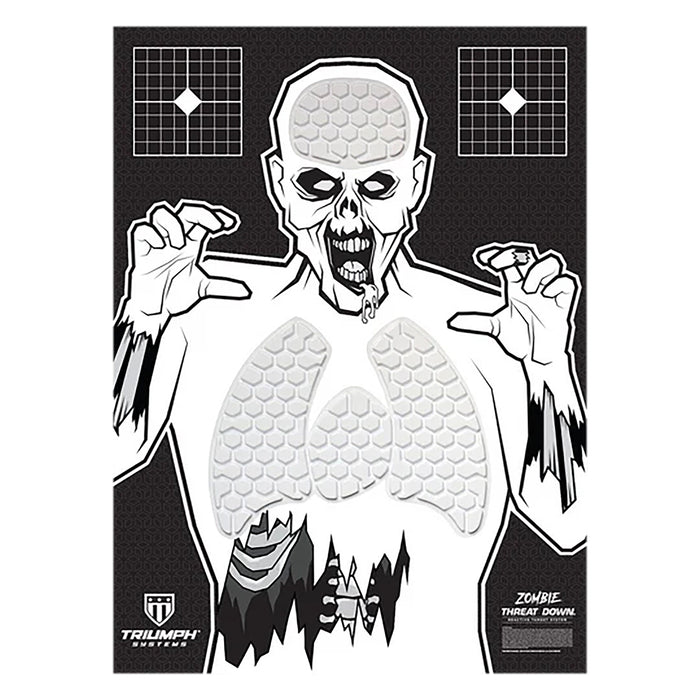 Triumph Systems 031513001 Threat Down Reactive Splatter Target Zombie Hanging Paper 30"H x 22"W