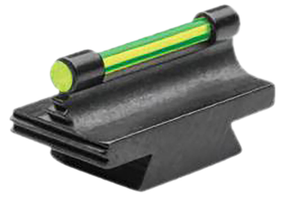 TruGlo TGTG95343RG Front Sight  Green Front Fiber Optic/Black Frame 3/8" Dovetail, .343" High