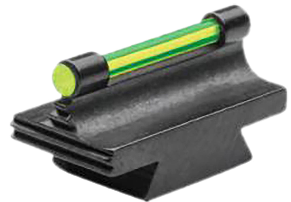 TruGlo TGTG95530RG Front Sight  Green Front Fiber Optic/Black Frame 3/8" Dovetail, .530" High