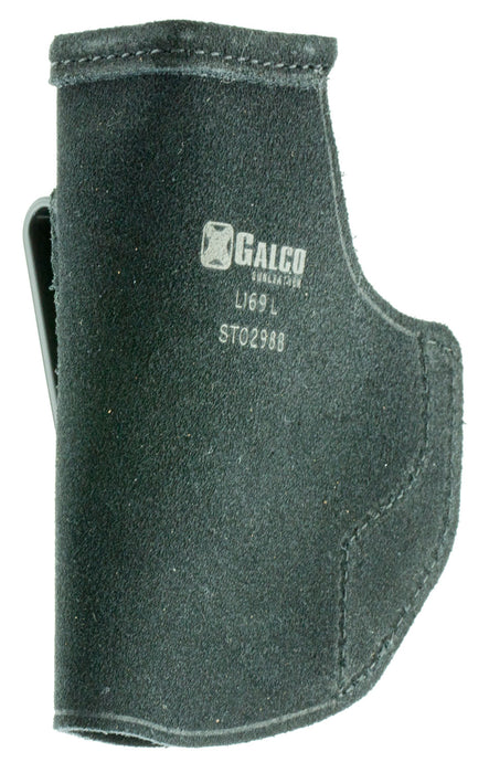 Galco STO298B Stow-N-Go  IWB Black Leather Compatible w/ Glock 29/30 Belt Clip Mount Right Hand