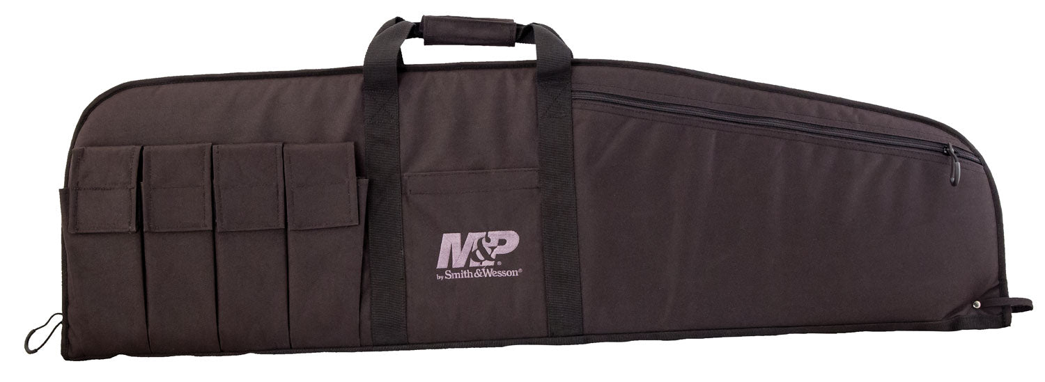 M&P Accessories 110015 Duty Series Medium Case Black Nylon Foam Padding