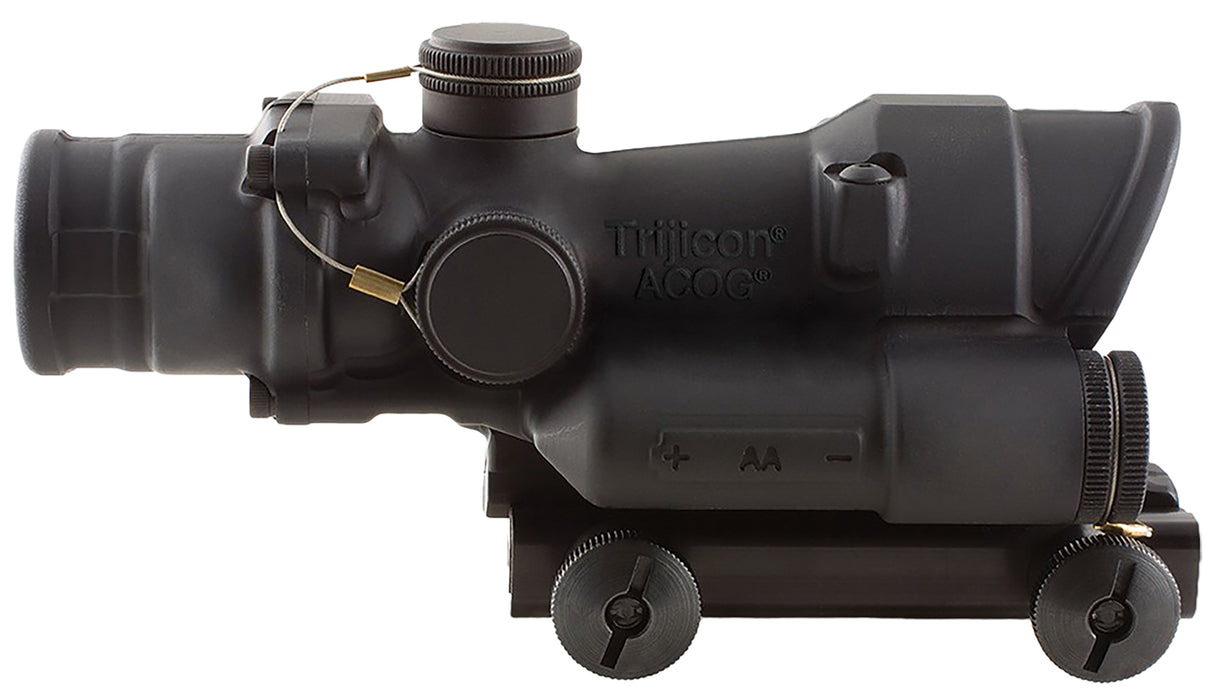 Trijicon 100432 ACOG  4x 32mm Obj 36.80 ft @ 100 yds FOV Matte Black Finish LED Illuminated Green Crosshair 300 Blk