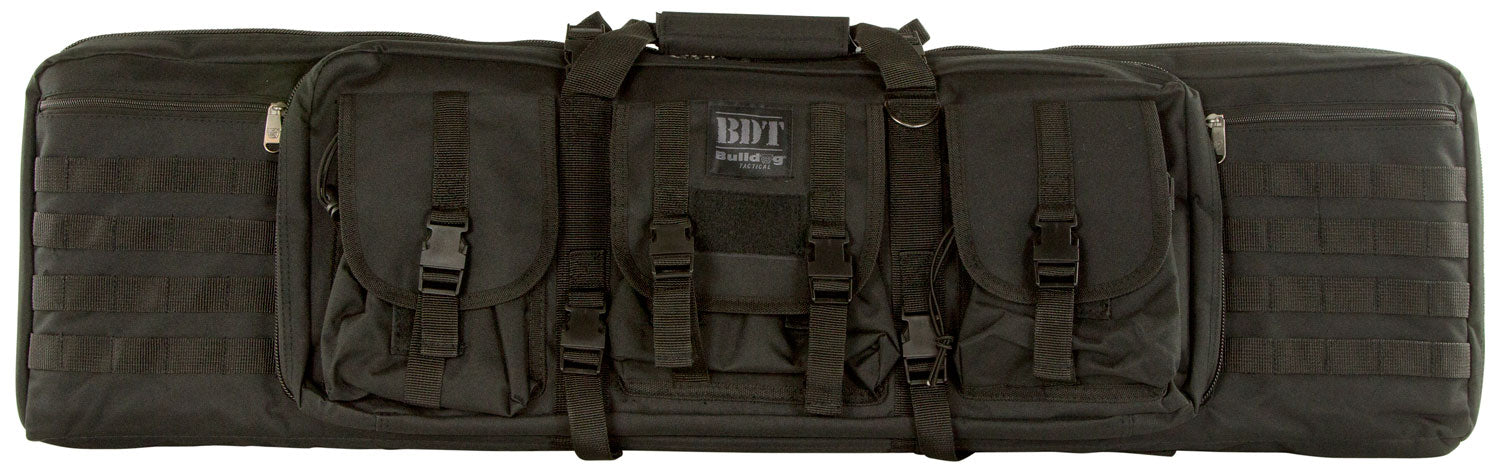 Bulldog BDT4037B BDT Tactical Single 37" Black Nylon, 3 Accessory Pockets, Deluxe Padded Backstraps, Lockable Zippers, Padded Internal Divider