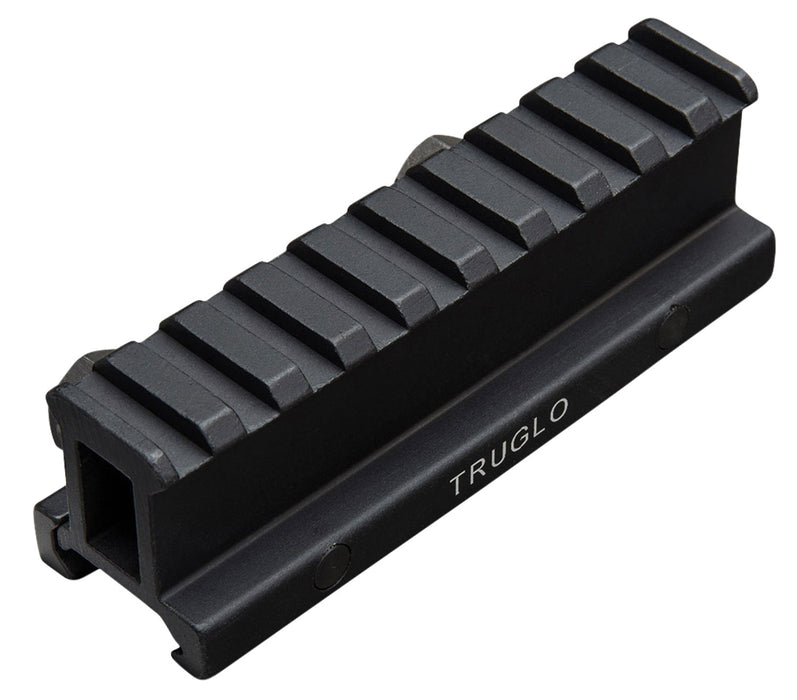 TruGlo TG8990B Picatinny Riser Mount  Matte Black Anodized