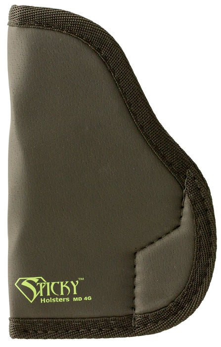 Sticky Holsters LG3 LG-3  Black/Green Latex Free Rubber Fits Glocks up to 4.75" Ambidextrous