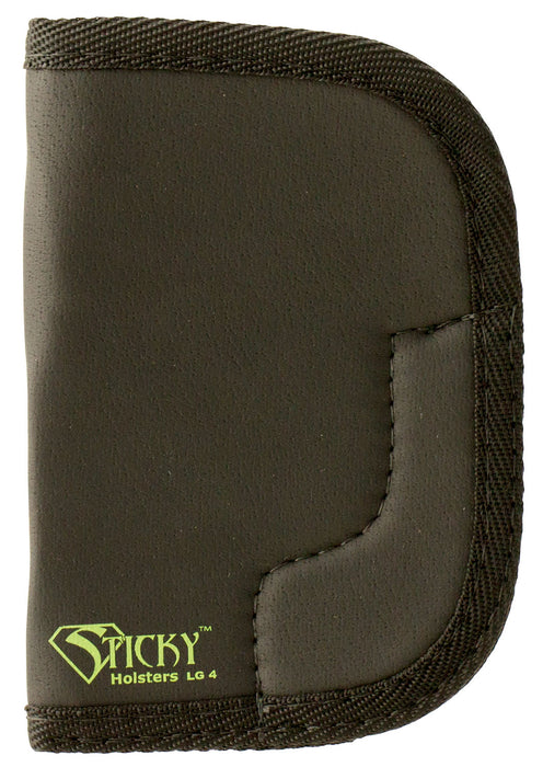 Sticky Holsters LG4 LG-4  Black/Green Latex Free Rubber Fits Lg Revolvers up to 3" Ambidextrous