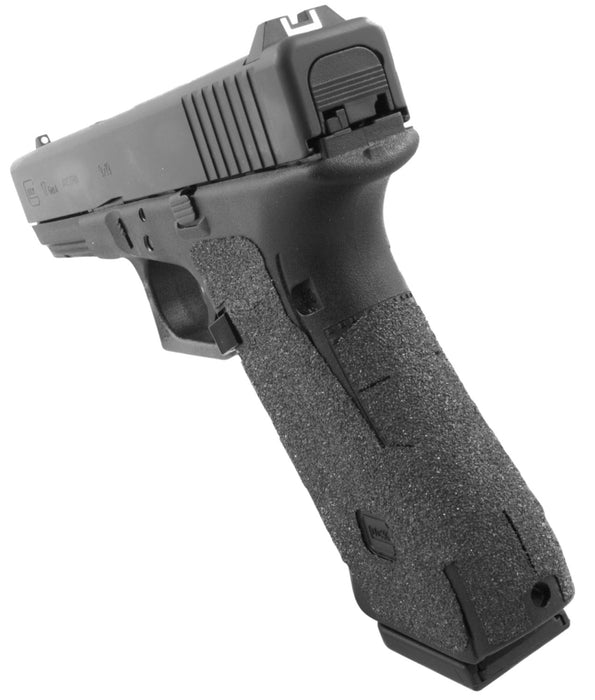 Talon Grips 113G Adhesive Grip  Compatible w/ Glock 17/22/24/31/34/35/37 Gen4 w/No Backstrap, Black Textured Granulate