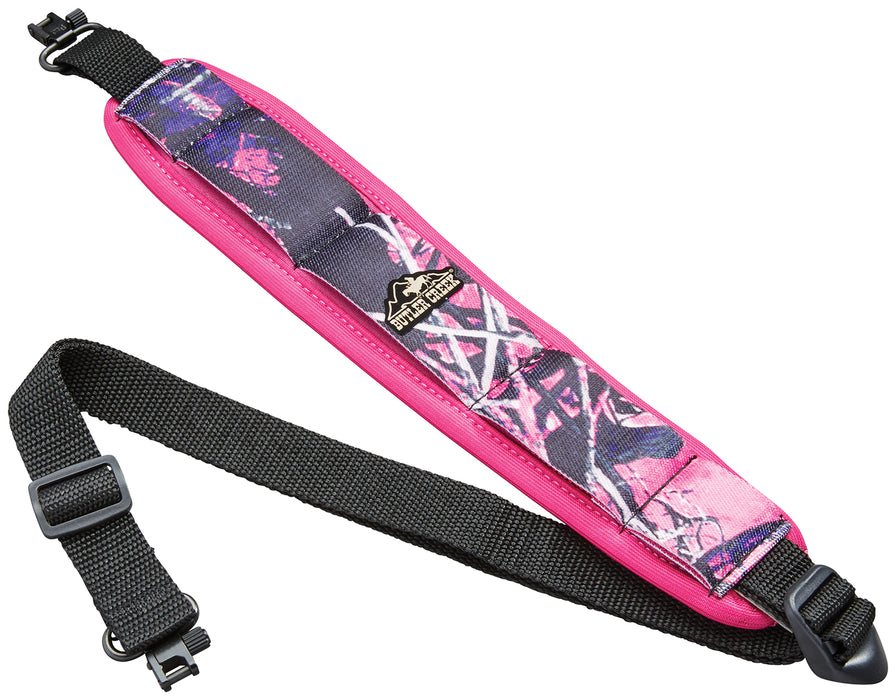 Butler Creek 181010 Comfort Stretch Rifle Sling Sling Muddy Girl Neoprene w/Non-Slip Grippers 2.50" Wide Adjustable Design QD Swivels