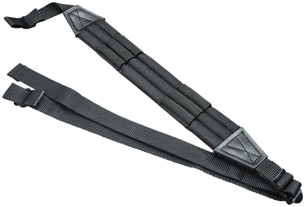 Butler Creek 26972 Ultra Padded Rifle Sling Black Nylon 48" OAL 1" Wide Features 6 Cartridge Loops