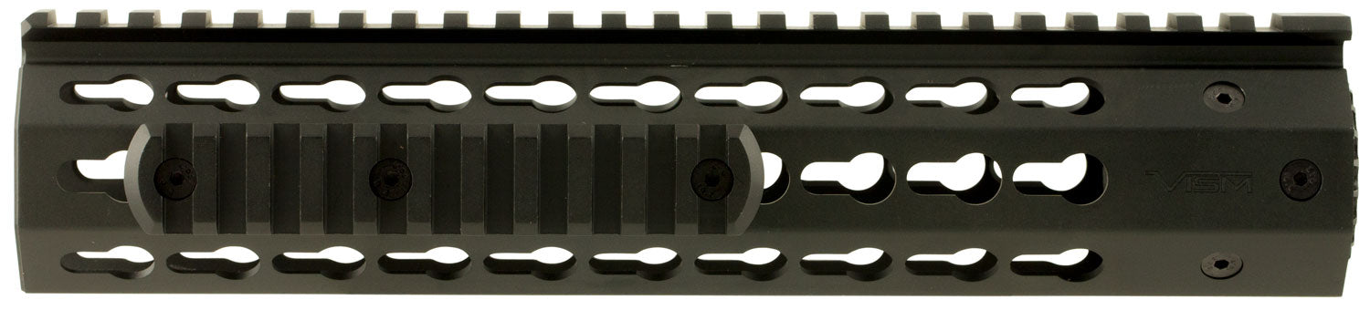 NcStar VMARFFKMC Keymod Handguard  Free-Floating Aluminum Black Anodized 10" for AR-15, M4