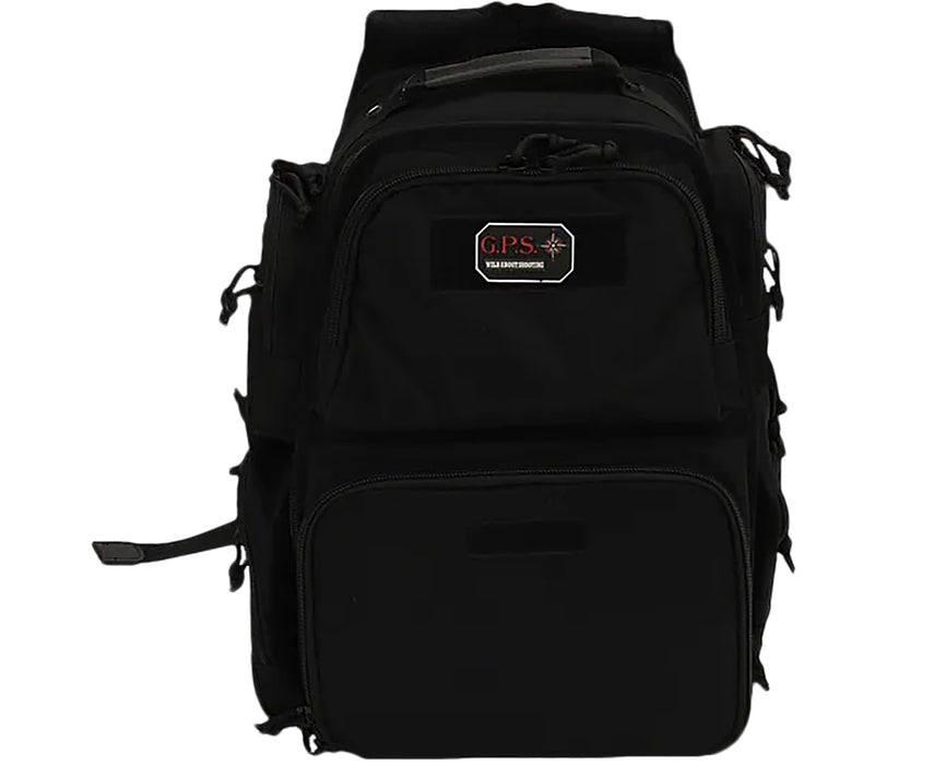GPS Bags 1812BPB Executive Backpack Black Holds 5 Handguns