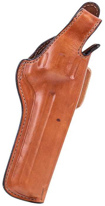 Bianchi 10237 5BHL Thumbsnap  OWB Size 06 Tan Leather Belt Loop Fits Ruger GP100/Colt King Python Right Hand