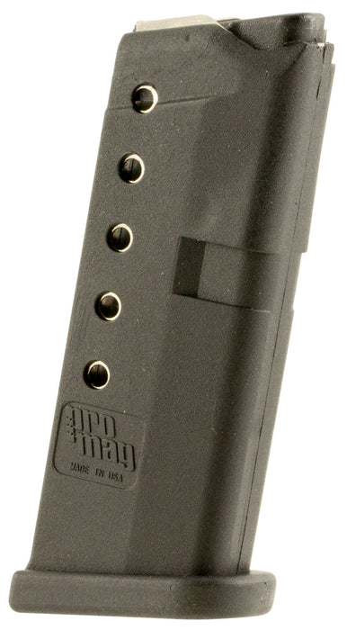 ProMag GLK10 Standard  6rd 380 ACP Compatible w/ Glock 42 Black DuPont Zytel Polymer