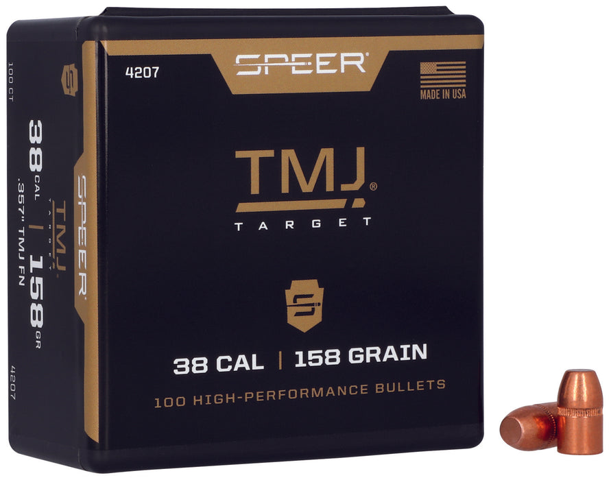 Speer 4207 TMJ  38 Cal .357 158 gr Total Metal Jacket 100 Per Box/ 5 Case