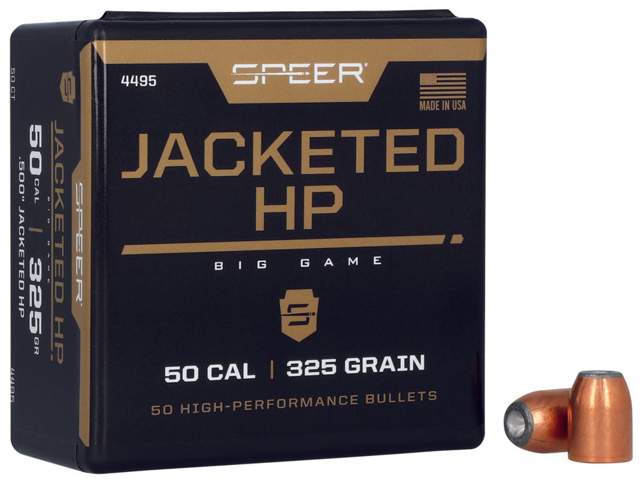 Speer 4495 Handgun  50 Cal .500 325 gr Jacket Hollow Point 50 Per Box/ 5 Case