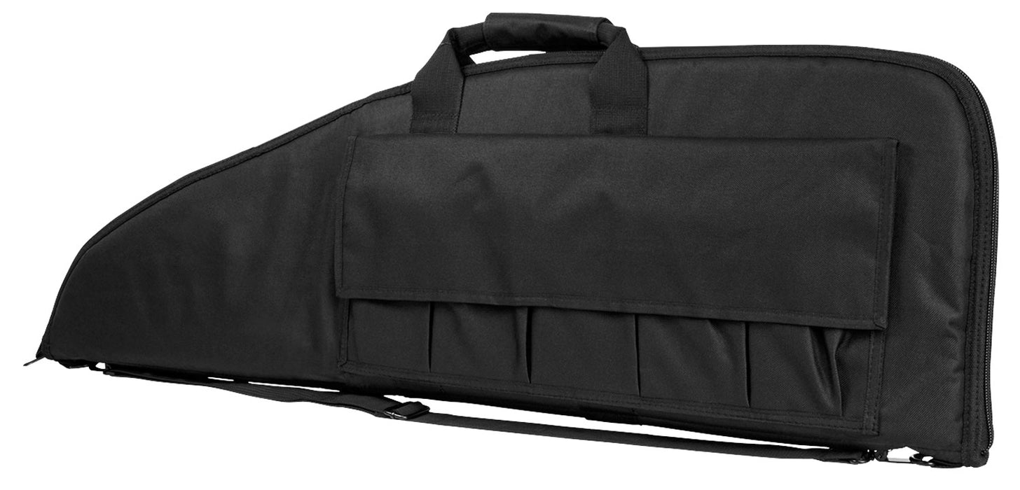 NcStar CV290738 VISM Rifle Case w/ Double Zippers ID Holder Foam Padding & Black Finish