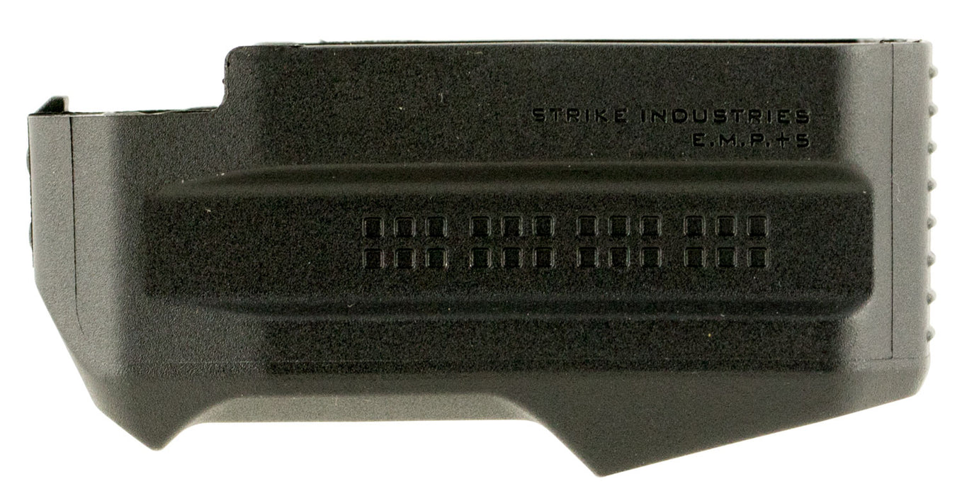 Strike Industries EMP5BK Enhanced Magazine Plate  made of Polymer with Black Finish for Magpul PMAG Gen M3 (Adds 5rds)