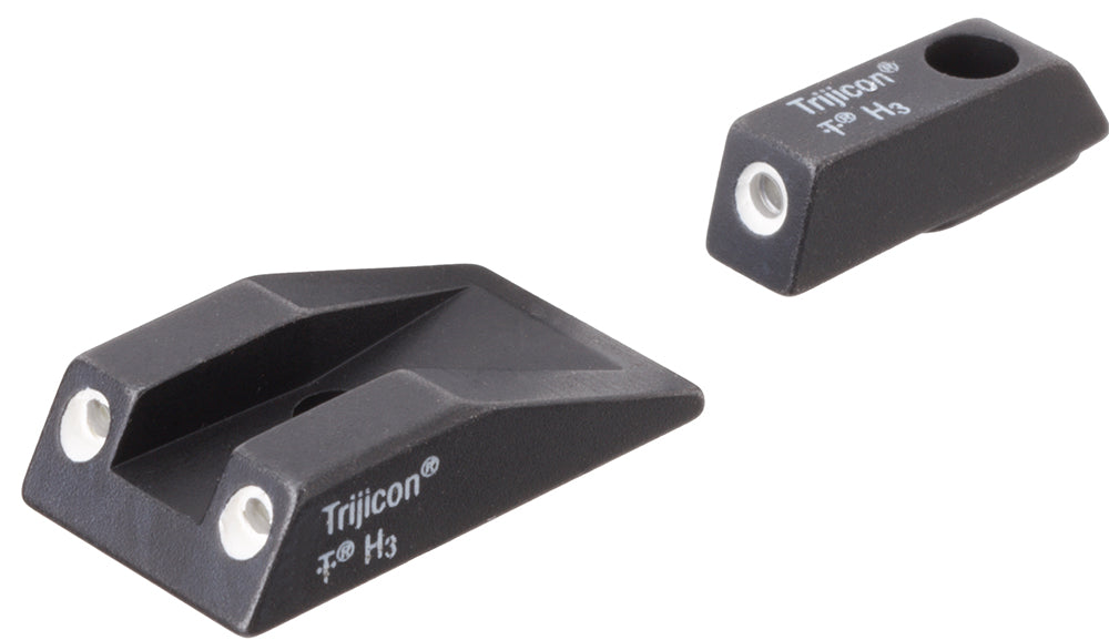 Trijicon 600495 Bright & Tough Night Sights- Taurus  Black | Green Tritium White Outline Front Sight Green Tritium White Outline Rear Sight