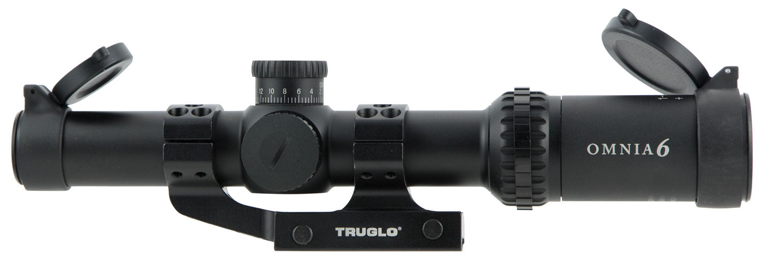 TruGlo TG8516TLR Omnia Tactical Black Anodized 1-6x24mm 30mm Tube Illuminated APTR Reticle