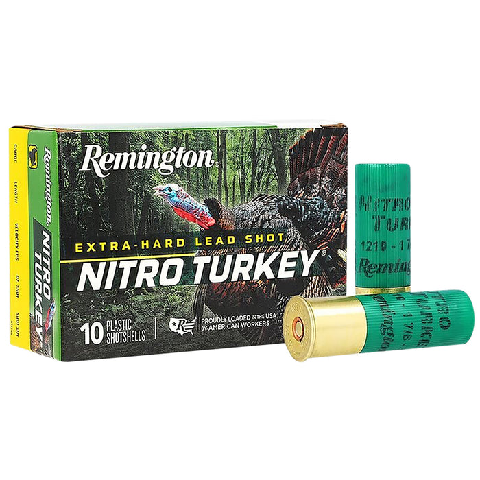 Remington Ammunition 26708 Nitro Turkey  12 Gauge 3.50" 2 oz 1300 fps 5 Shot 10 Bx/10 Cs