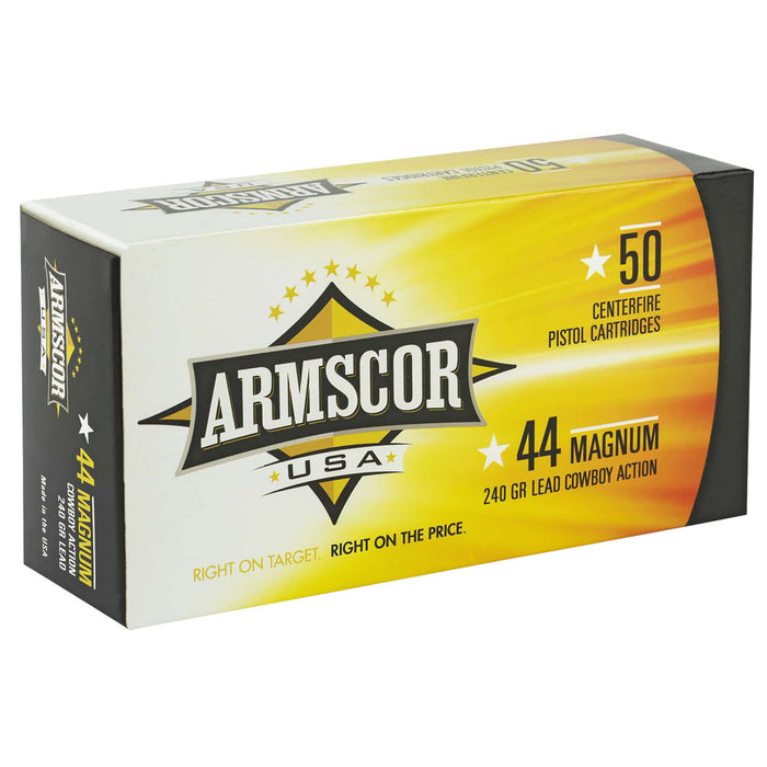 Armscor FAC44M1N USA 44 Rem Mag 240 gr Semi Wadcutter (SWC) 50 Per Box/8 Cs