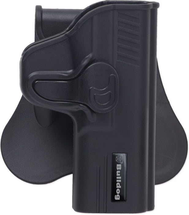 Bulldog RRG43 Rapid Release  OWB Black Polymer Paddle Fits Glock 43 Right Hand