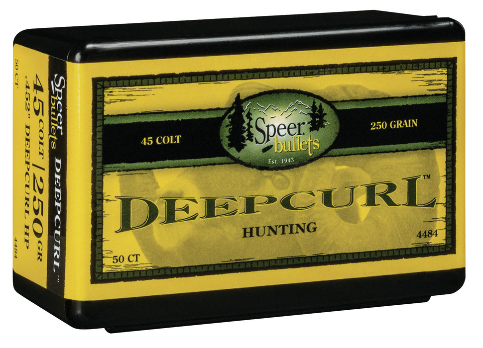 Speer 4484 DeepCurl  45 Cal .452 250 gr Hollow Point 50 Per Box/ 5 Case