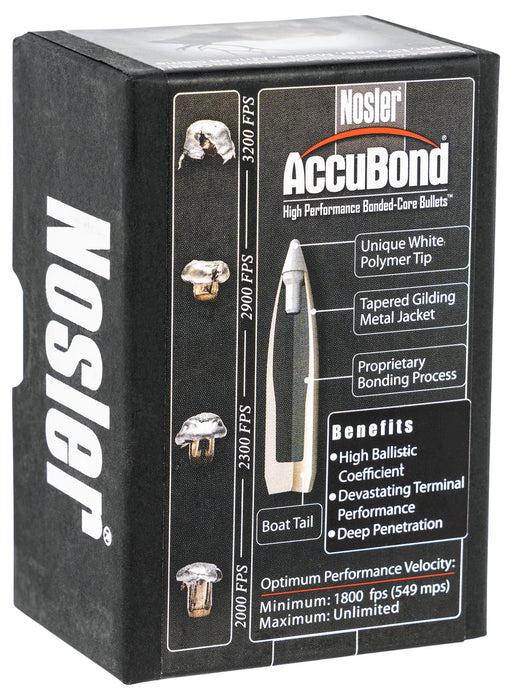 Nosler 55602 AccuBond  30 Cal .308 165 gr Spitzer Point/ 50 Per Box