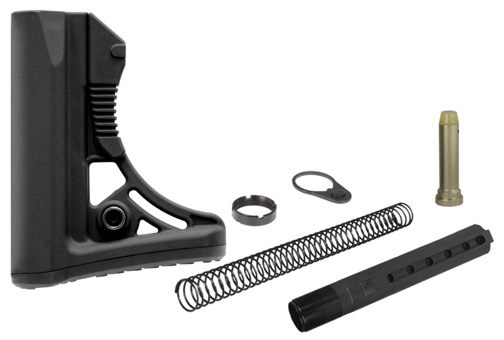 UTG Pro RBUS3BM Mil-Spec OPS Ready S3 Stock Kit Black Synthetic 6 Position for AR-15, M16