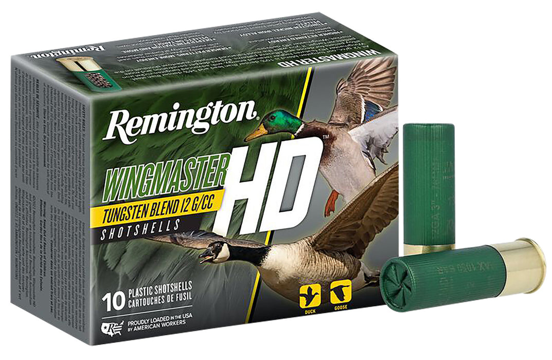 Remington Ammunition 20659 Wingmaster HD  12 Gauge 3.50" 1 3/4 oz 1300 fps Tungsten Blend 4 Shot 10 Bx/10 Cs