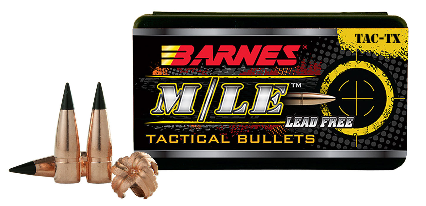 Barnes Bullets 30320 TAC-TX M/LE 300Blackout 120gr Flat Base 50/Box