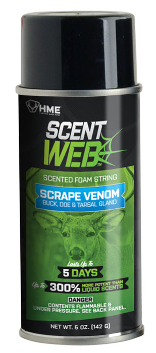 HME SWSCRPVEN Scent Web Scrape Venom Buck, Doe & Tarsal Gland Cover Scent 5 oz. Aerosol