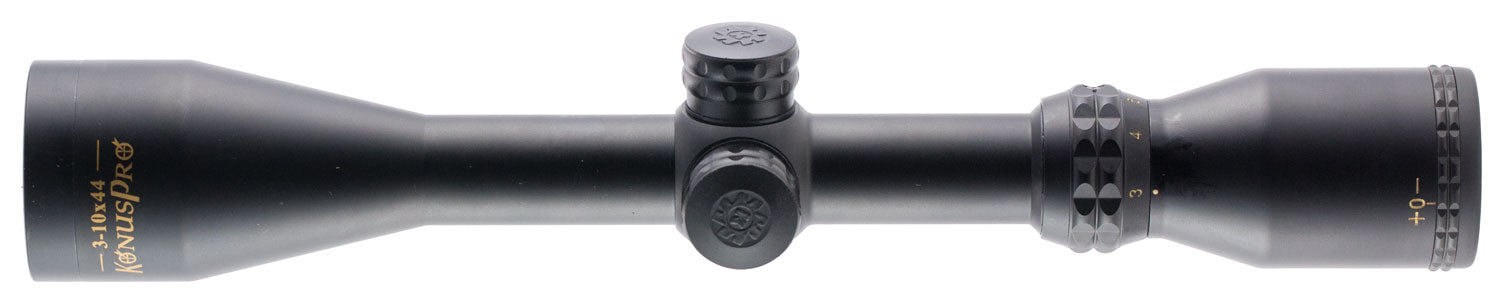 Konus 7255 KonusPro  Matte Black 3-10x44mm 1" Tube Engraved 30/30 Reticle