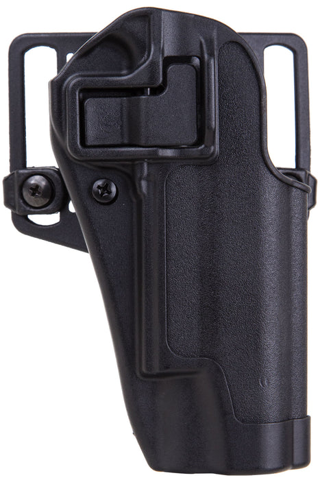 Blackhawk 410503BKR Serpa CQC  OWB Size 03 Matte Black Polymer Belt Loop/Paddle Fits 1911 Government & Clones Right Hand