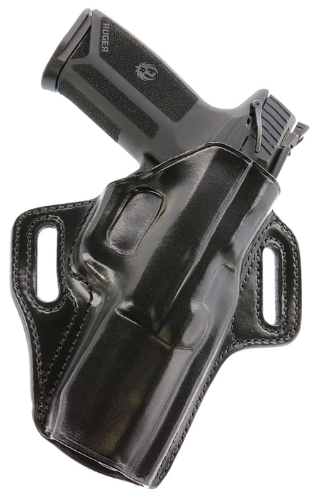 Galco CON458B Concealable  OWB Black Leather Belt Slide Fits FN Five-seveN USG Fits Ruger 57 Fits FN Five-seveN MK2 Right Hand