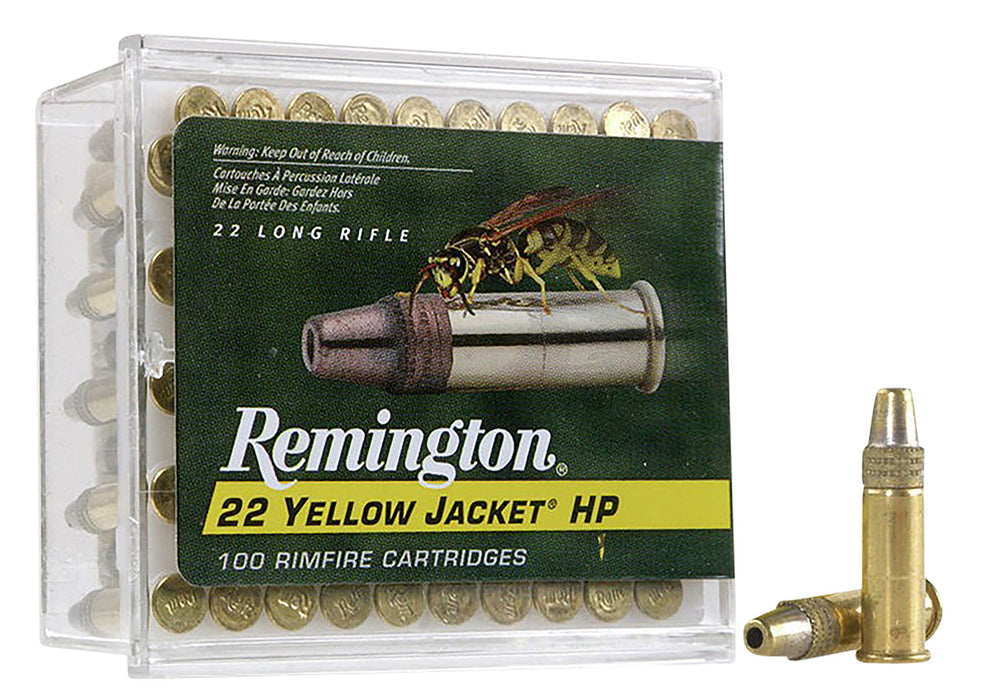 Remington Ammunition 21280 Yellow Jacket  22 LR 33 gr Truncated Cone Hollow Point (TCHP) 100 Bx/ 50 Cs