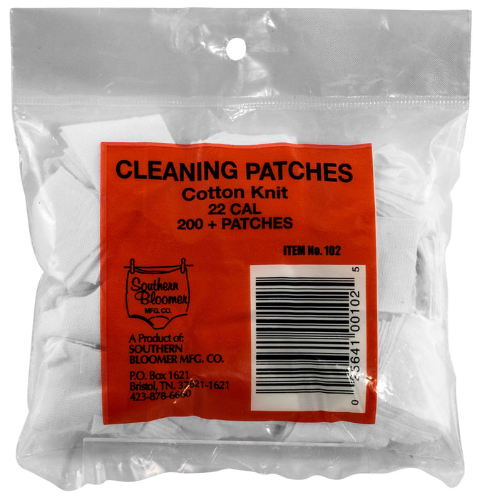 Southern Bloomer 102 Cleaning Patches .22 Cal Cotton 200 Per Pack