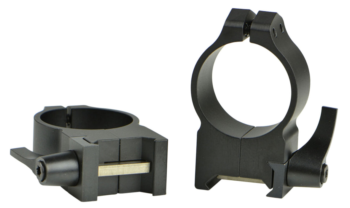 Warne 215LM Vertical Rings Maxima Matte Black 30mm High Quick Detach 0 MOA