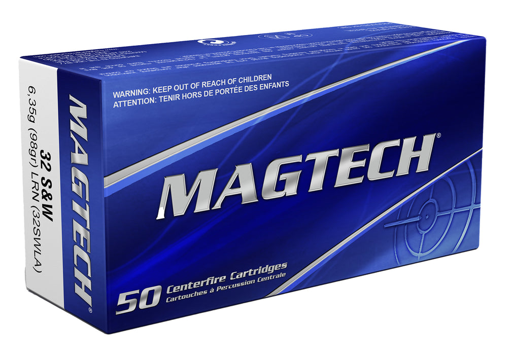 Magtech 32SWLA Range/Training  32 S&W Long 98 gr 705 fps Lead Round Nose (LRN) 50 Bx/20 Cs