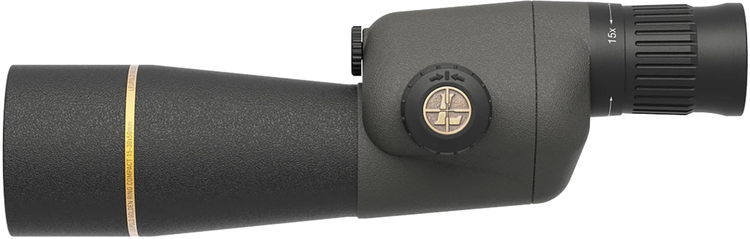 Leupold 120375 Gold Ring Compact Shadow Gray 15-30x 50mm Straight Body