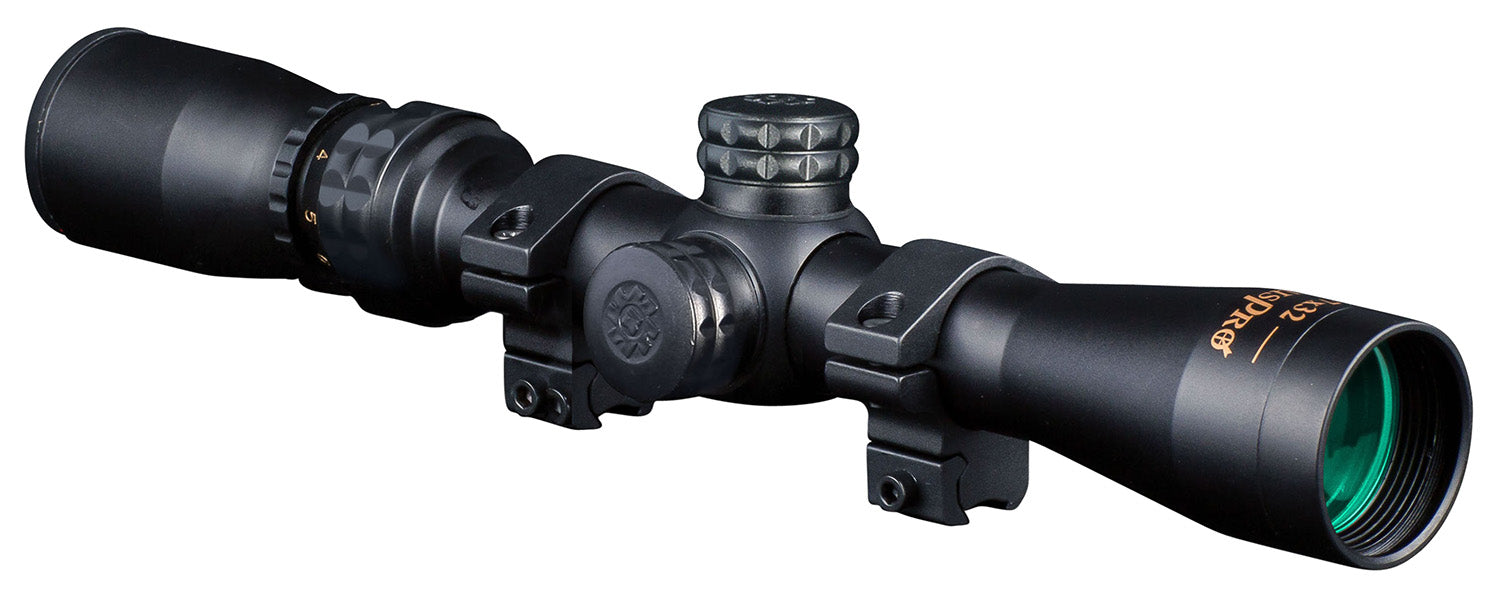 Konus 7260 KonusPro  Matte Black 2-7x32mm 1" Tube Engraved 30/30 Duplex Reticle Includes Mounting Rings