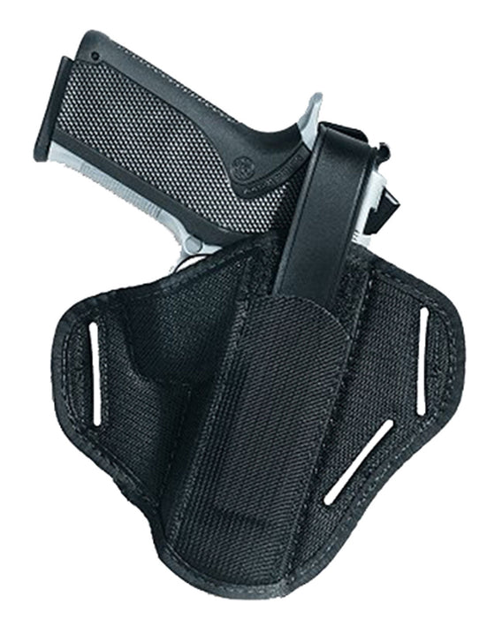 Uncle Mike's 86160 Super  OWB Size 16 Black Kodra Nylon Belt Slide Fits Med/Large Semi Autos Fits 3.25-3.75" Barrel Right Hand