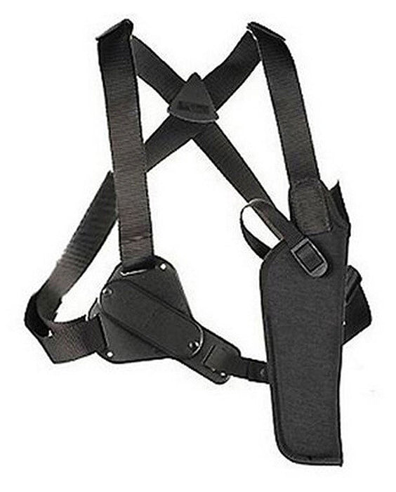 Uncle Mike's 85031 Scoped Vertical Shoulder Holster Size 03, Black Cordura Harness, Fits T/C Contender/Scoped Revolvers 6-10" Barrel