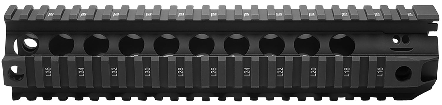 BCM QRF10556BLK QRF Handguard 10" Free-Floating Style Made of Aluminum with Black Anodized Finish & Picatinny Rial for AR-Platform