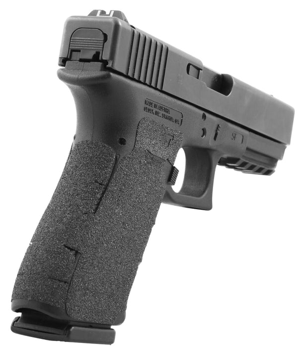 Talon Grips 382G Adhesive Grip  Glock Gen5 19/23/25/32/38/44 w/No Backstrap, Black Textured Granulate