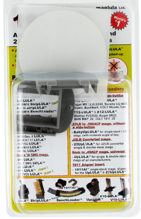 Maglula UP65G 1911A1 Aligner Insert Single Stack Gray Polymer Multi-Caliber 1911