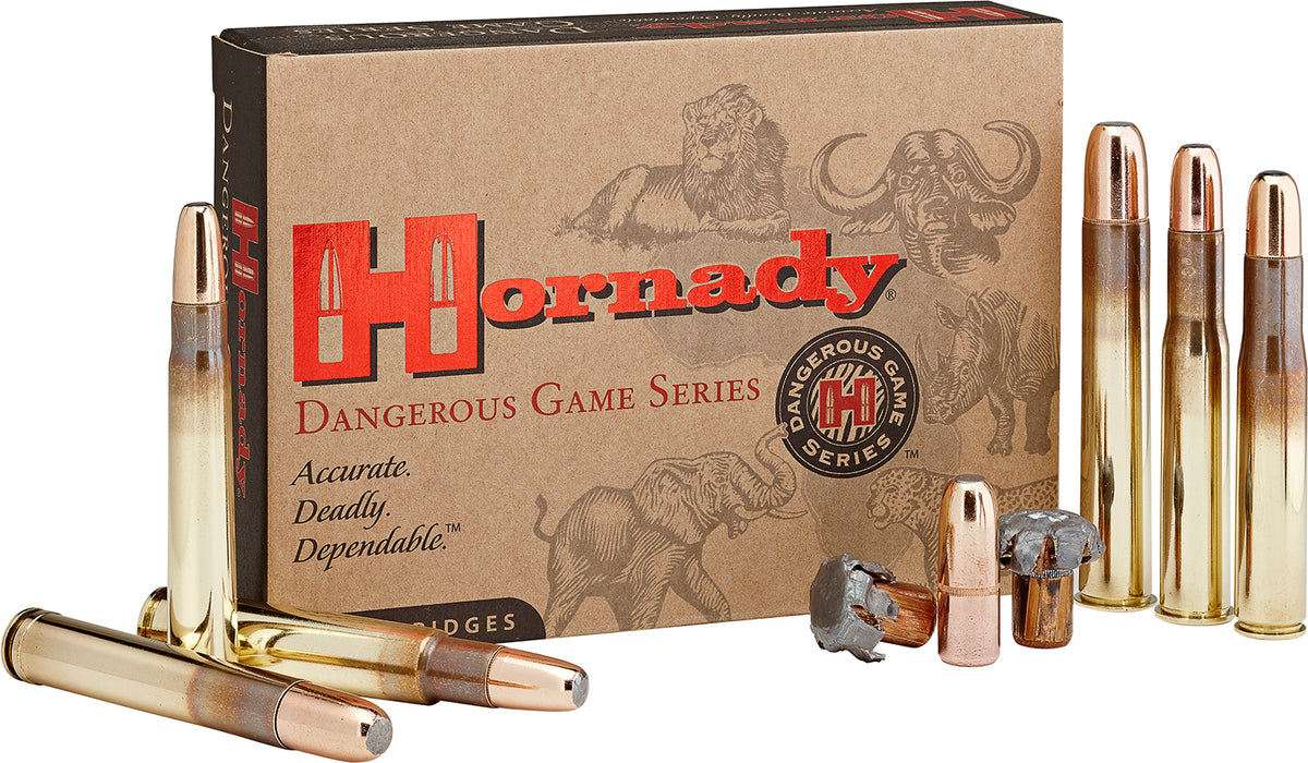 Hornady 82432 Dangerous Game  450-400 Nitro Express 400 gr 2050 fps DGX Bonded 20 Bx/6 Cs